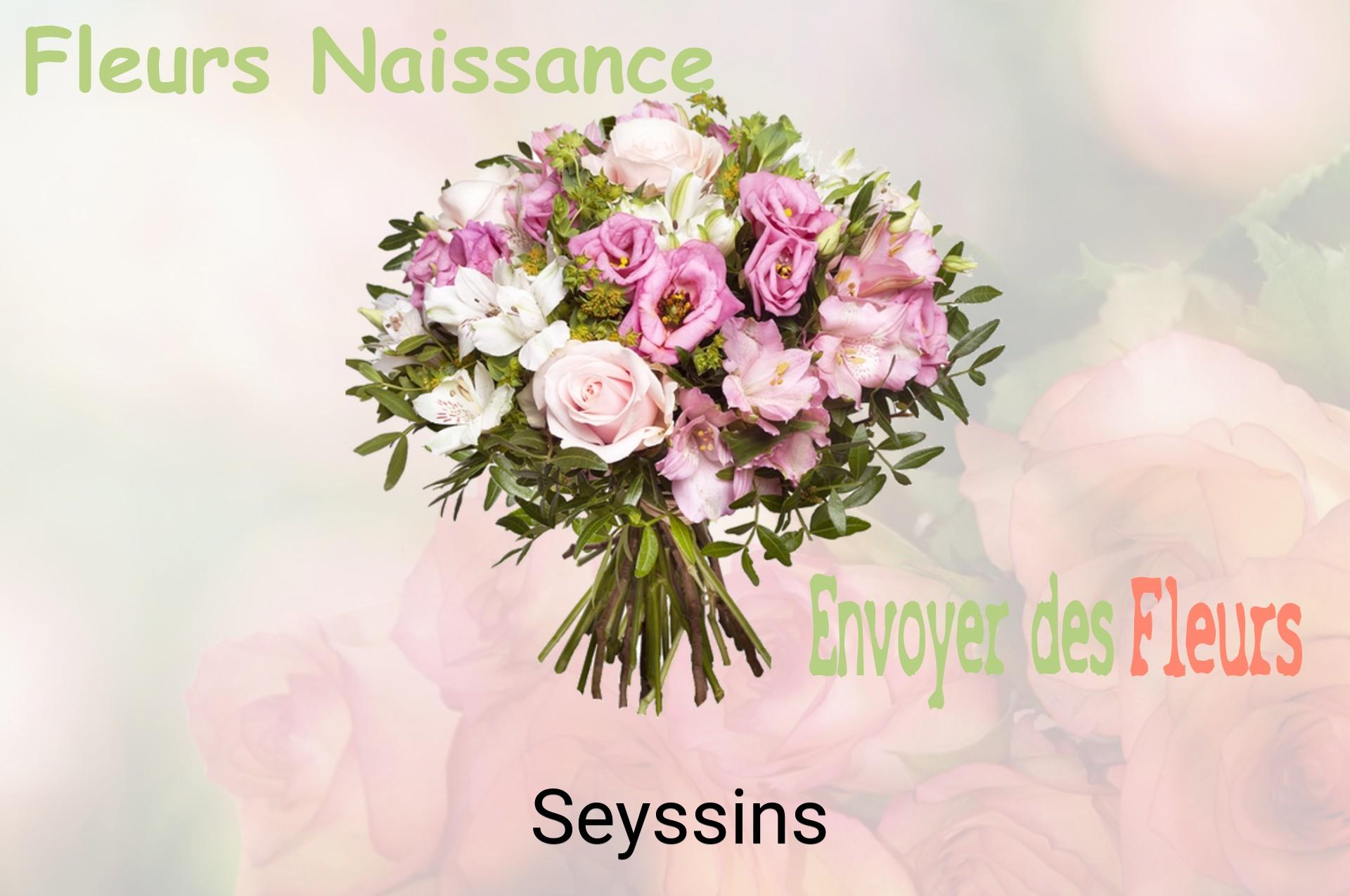 Bouquet de fleurs de naissance livré à Seyssins